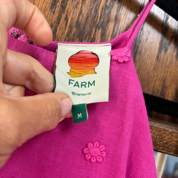 FARM Rio Pink Midi Dress - Picture 6 of 7